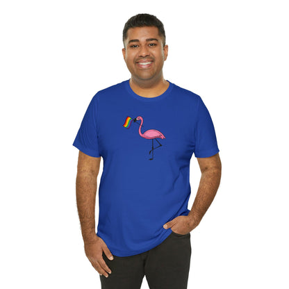 LGBTQ Proud Pink Flamingo - Wicked Naughty Apparel