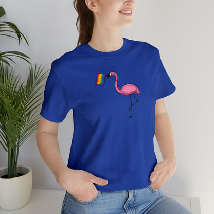 LGBTQ Proud Pink Flamingo - Wicked Naughty Apparel