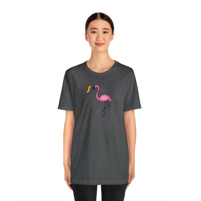 LGBTQ Proud Pink Flamingo - Wicked Naughty Apparel