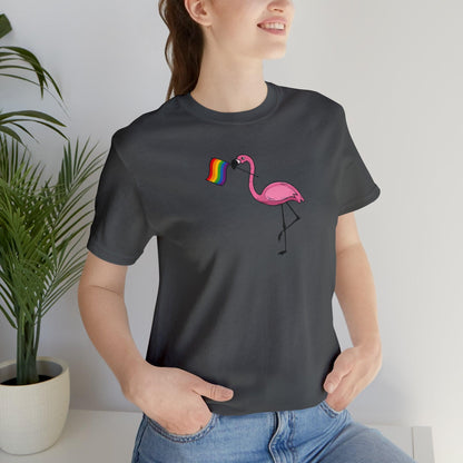 LGBTQ Proud Pink Flamingo - Wicked Naughty Apparel