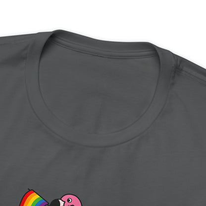 LGBTQ Proud Pink Flamingo - Wicked Naughty Apparel