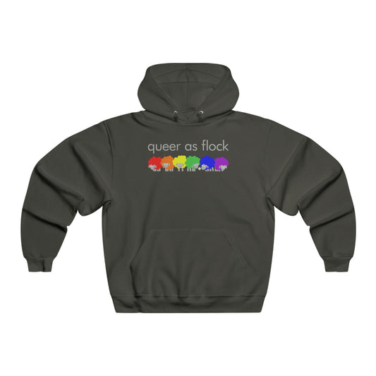 Queer as Flock - NUBLEND® Hooded Sweatshirt - Wicked Naughty Apparel