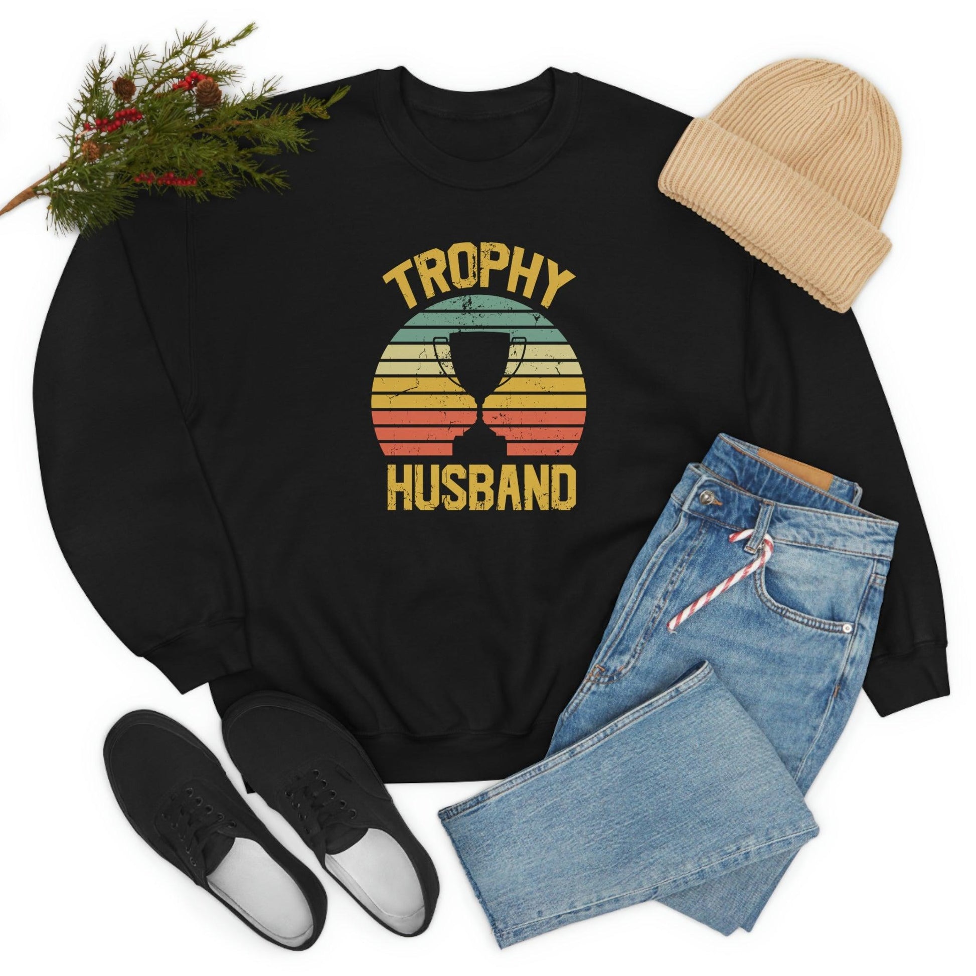 Trophy Husband Sweatshirt - Wicked Naughty Apparel