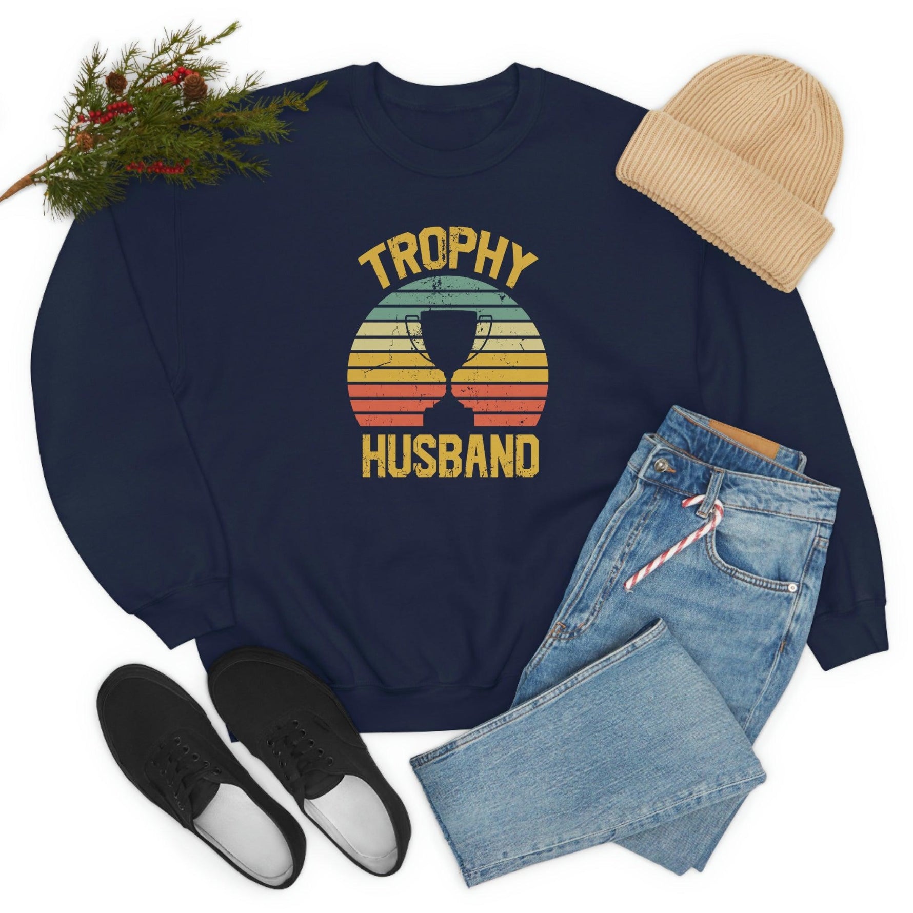 Trophy Husband Sweatshirt - Wicked Naughty Apparel